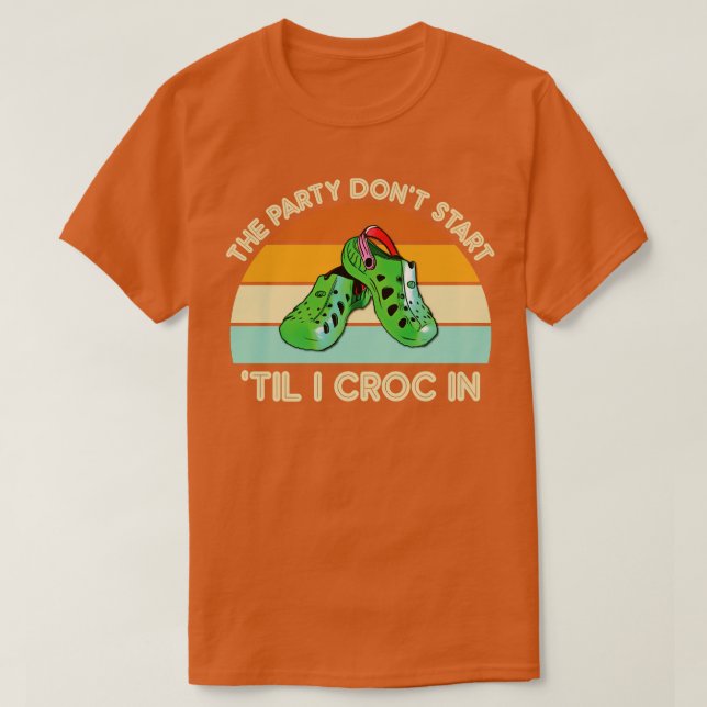 Das Party fängt nicht an, bis ich einstürme T-Shirt (Design vorne)