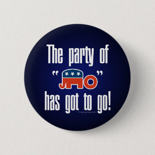 Das Party ohne muss gehen! Button