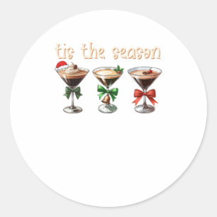 Das Party "The Season Espresso Cocktail Glasses" Runder Aufkleber
