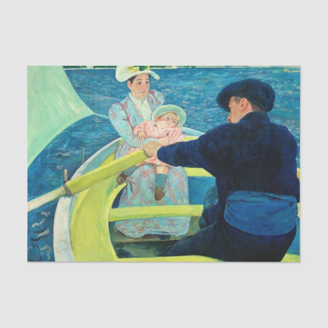 Das Party von Mary Cassatt Seidenpapier (Vorderseite)