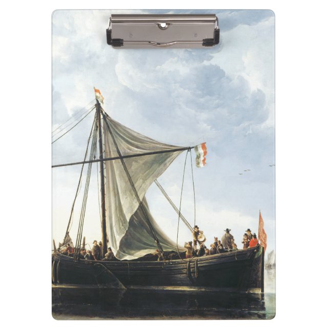 Das Passage Boat Aelbert Cuyp Klemmbrett (Vorderseite)