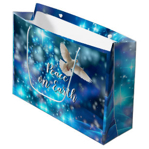 Das passende Blue Dove Peace Weihnachten Große Geschenktüte