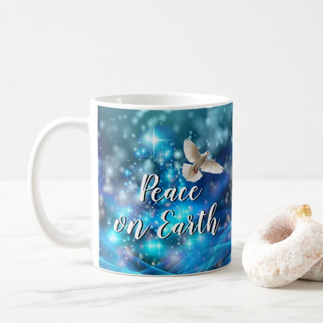Das passende Blue Dove Peace Weihnachten Kaffeetasse (Mit Donut)