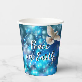 Das passende Blue Dove Peace Weihnachten Pappbecher
