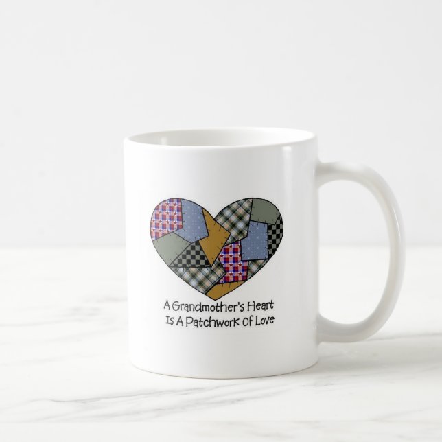 Das Patchwork-Tasse der Großmutter Kaffeetasse (Rechts)