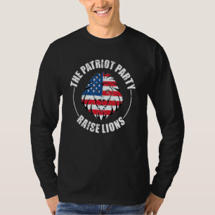 Das Patriot-Party hebt die Lügen der Konservativen T-Shirt