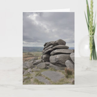 Das Peak District, Sheffield. Leer Karte