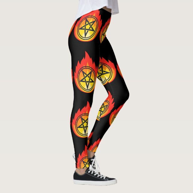 Das Pentagramm Leggings (Rechts)