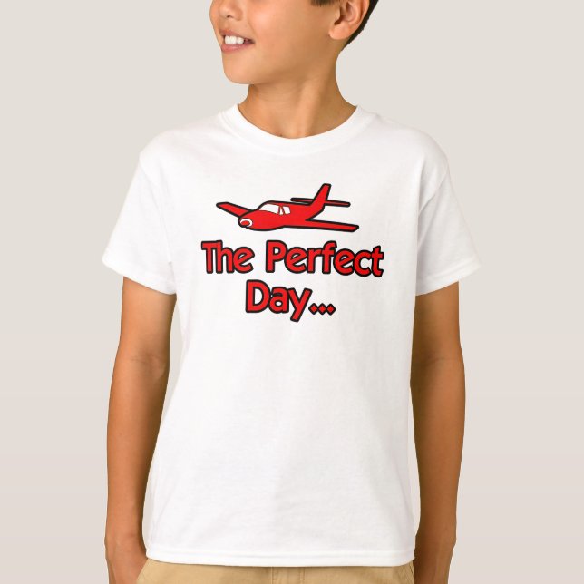 Das perfekte Flugzeug T-Shirt (Vorderseite)