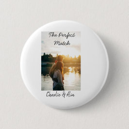 Das perfekte Foto für Hochzeitskinder Button