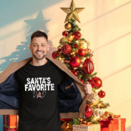 Das perfekte Geschenk für Papa: "Santa's Lieblings T-Shirt
