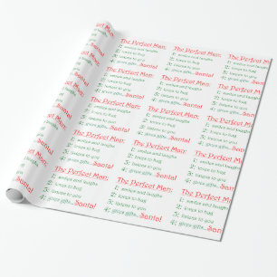 Das perfekte Papier für den Menschen Geschenkpapier
