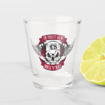 Das perfekte Zeitalter für Rock and Roll Shot Glas