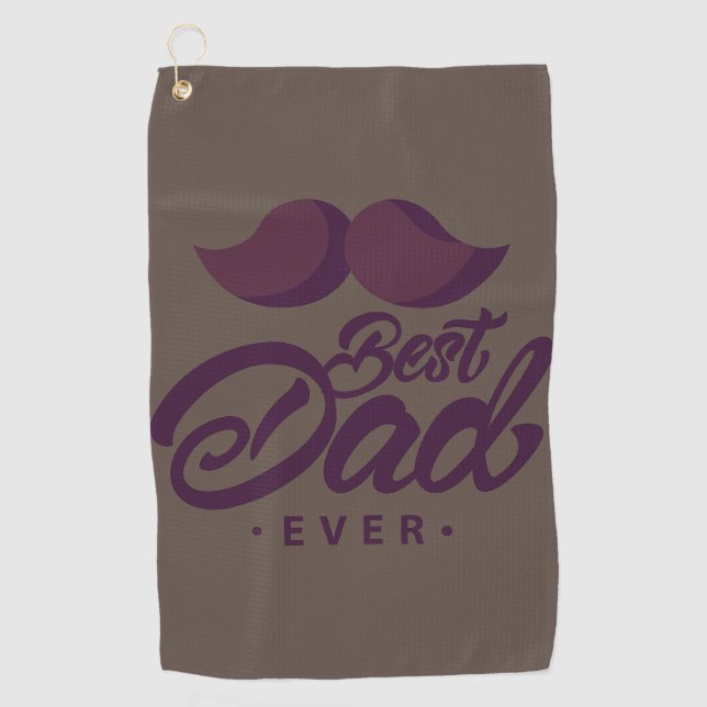 Das perfekte Zubehör für Vaters Golf-Tasche: Beste Golfhandtuch (Vorderseite)