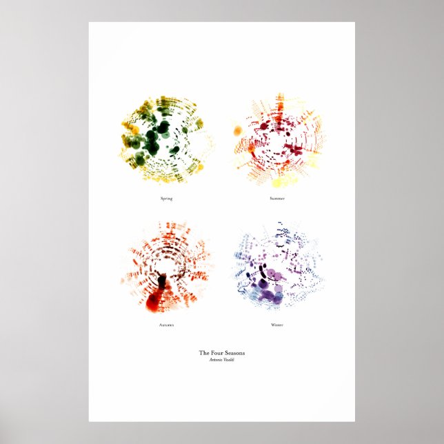 Das Personal: Die vier Jahreszeiten (getrennt, far Poster (Vorne)