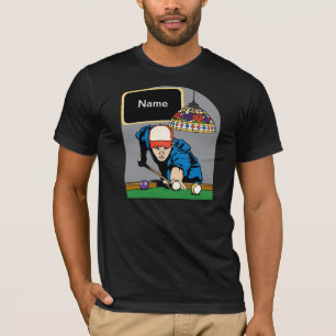 Das personalisierte Billard der Männer T-Shirt