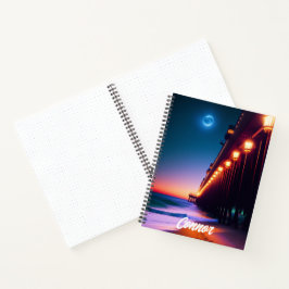 Das Personalisierte Bullet-Journal des Piers Moonl Notizbuch