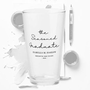 Das Personalisierte des besaiteten Abschlusses Glas