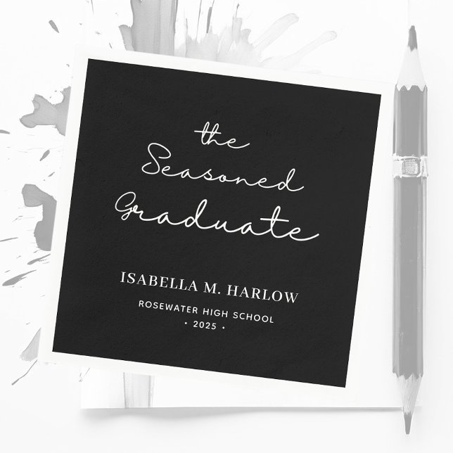 Das Personalisierte des besaiteten Abschlusses Serviette (Von Creator hochgeladen)