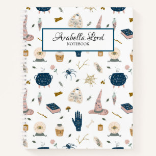 Das Personalisierte Hexen-Garten-Notebook Notizbuch
