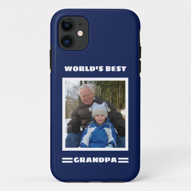 Das Personalisiertste Opa Custom Foto der Welt Case-Mate iPhone Hülle (Rückseite)