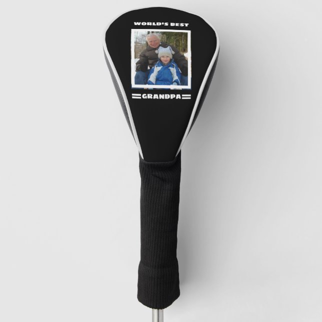 Das Personalisiertste Opa Custom Foto der Welt Golf Headcover (Vorderseite)