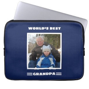 Das Personalisiertste Opa Custom Foto der Welt Laptopschutzhülle