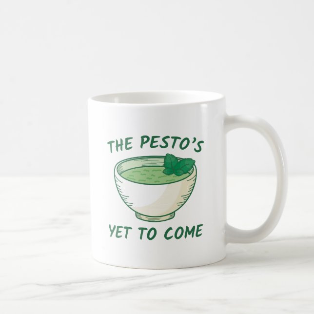Das Pesto steht noch bevor Kaffeetasse (Rechts)