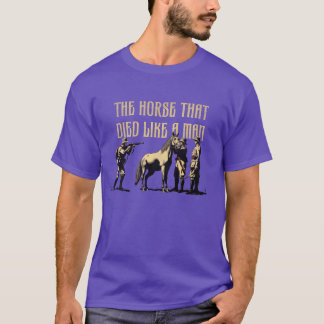 Das Pferd, das wie ein Mann starb, ein Vintages Ge T-Shirt