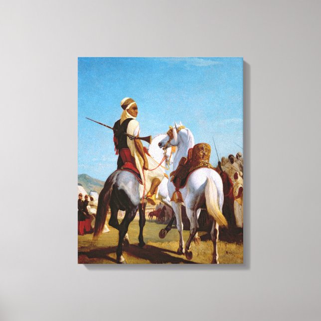 Das Pferd von Gaada oder das Pferd der Unterwerfun Leinwanddruck (Vorderseite)