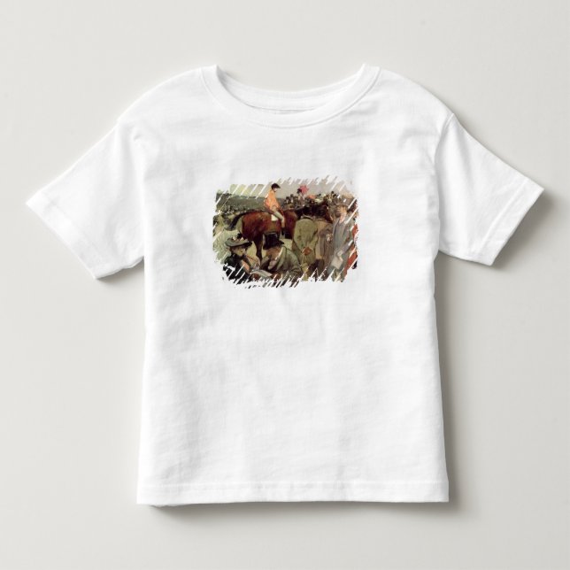 Das Pferderennen, c.1890 Kleinkind T-shirt (Vorderseite)