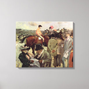 Das Pferderennen, c.1890 Leinwanddruck