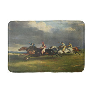 Das Pferderennen der Epsom Derby Badematte