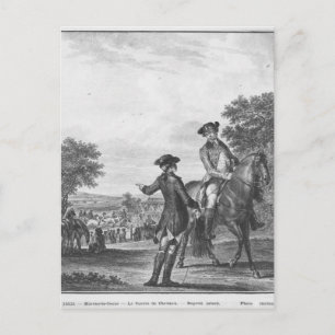 Das Pferderennen Postkarte