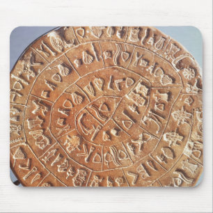 Das Phaistos Disc, mit unbekannter Bedeutung Mousepad