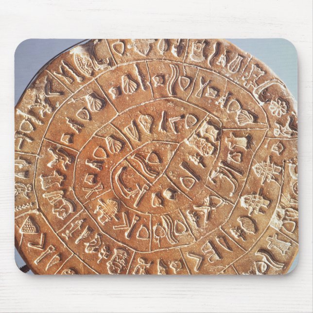 Das Phaistos Disc, mit unbekannter Bedeutung Mousepad (Vorne)