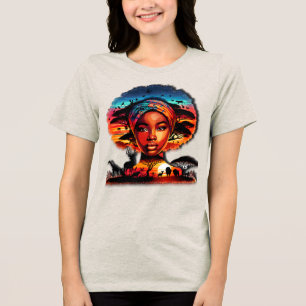 Das phantastische Afrika Tri-Blend Shirt