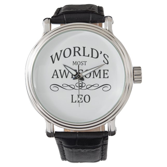 Das Phantastischste Leo der Welt Armbanduhr (Vorderseite)