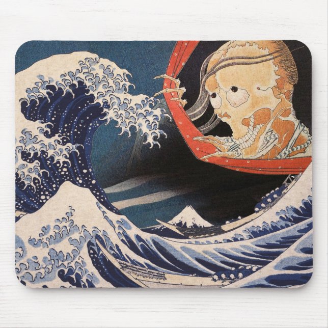 Das Phantom der großen Welle Mousepad (Vorne)
