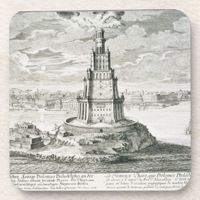 Das Pharos von Alexandria, überziehen 9 von Untersetzer (Vorderseite)
