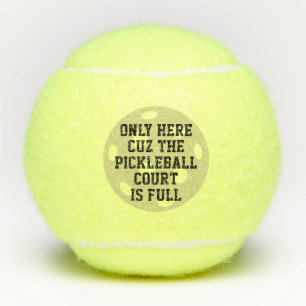 Das Pickleball Court ist sehr lustig Tennisbälle