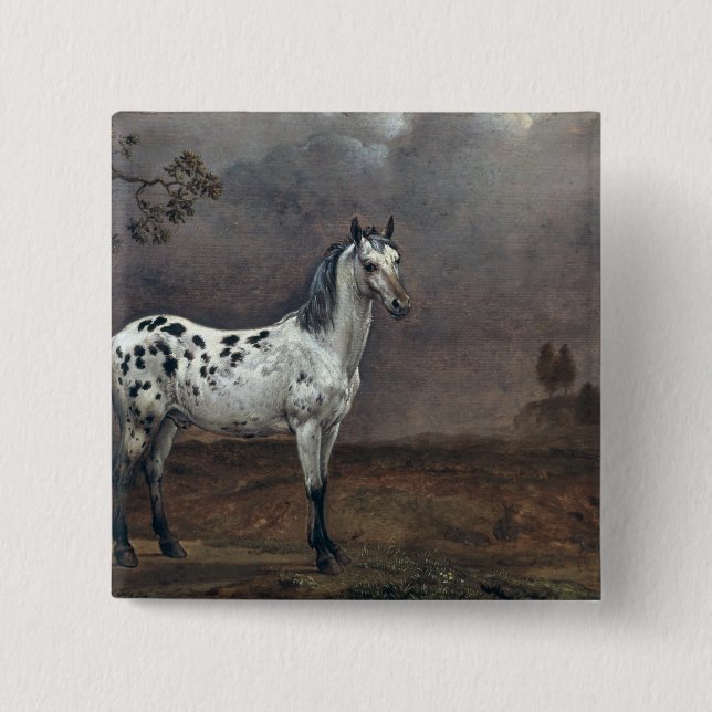 Das piebald-Pferd, 1653 Button (Vorderseite)
