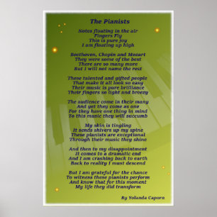 Das Plakat der Pianisten