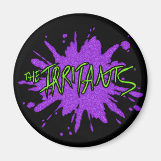 Das Platsche Irritative-Logo - grün/Lila Magnet