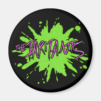 Das Platsche Irritative-Logo - Rosa/Grün Magnet