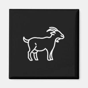 Das Pocket Patch Abzeichen Bekleidung Co. Ziege Ti Magnet