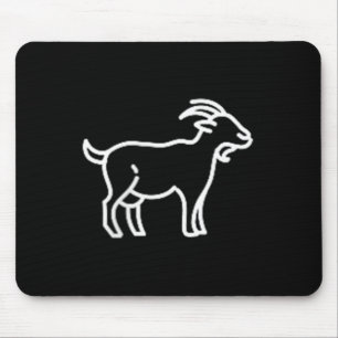 Das Pocket Patch Abzeichen Bekleidung Co. Ziege Ti Mousepad