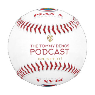 Das Podcast-Logo von Tommy Denos Baseball
