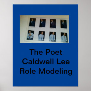 Das Poet Caldwell Lee Modeling Poster