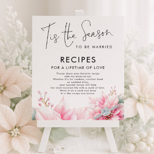 Das Poinsettia Recipes Brautparty Poster